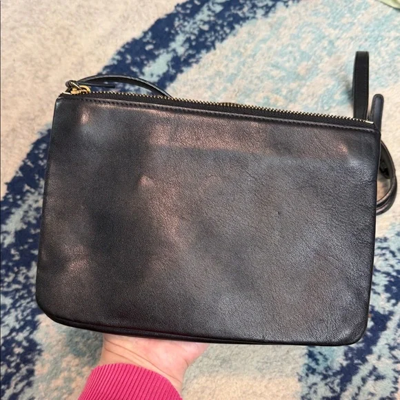 Celine Black Leather Crossbody Bag - Picture 3 of 9
